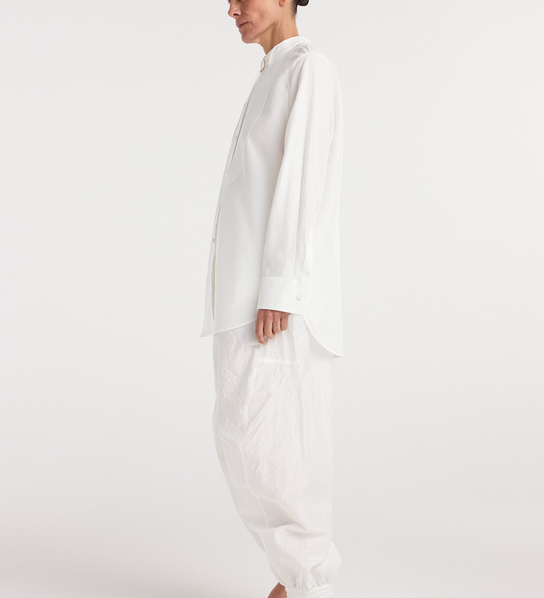 ROHE - Tuxedo shirt | optic white