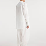 ROHE - Tuxedo shirt | optic white