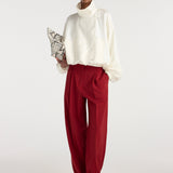 ROHE - Silk blouson anorak | cream