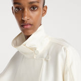 ROHE - Silk blouson anorak | cream