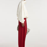 ROHE - Silk blouson anorak | cream
