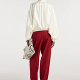 ROHE - Silk blouson anorak | cream