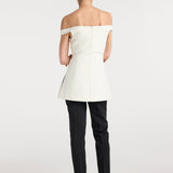 ROHE - Off shoulder top | cream
