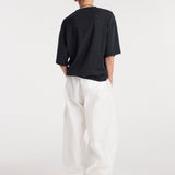 ROHE - Oversized merino t - shirt | anthracite melange