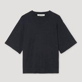 ROHE - Oversized merino t - shirt | anthracite melange