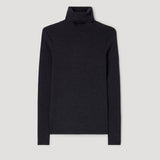 ROHE - Fine merino turtleneck | anthracite melange