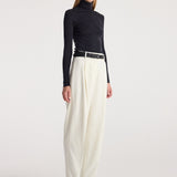 ROHE - Fine merino turtleneck | anthracite melange