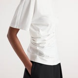 ROHE - Draped t - shirt | off white