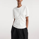 ROHE - Draped t - shirt | off white