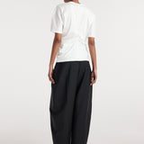 ROHE - Draped t - shirt | off white