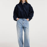 ROHE - Corduroy blouson jacket | night
