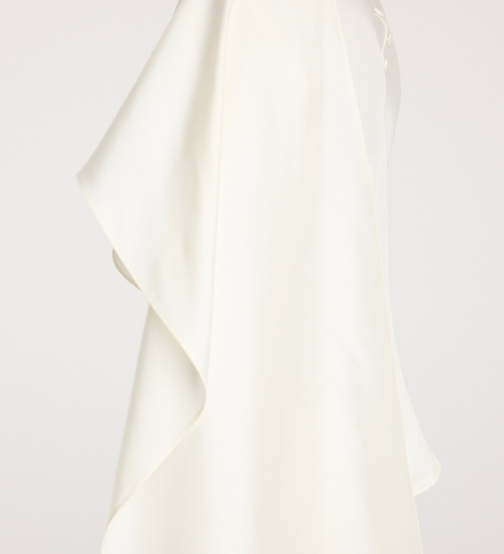 ROHE - Silk foulard top | cream