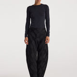 ROHE - Fine merino long sleeve | anthracite melange