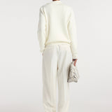 ROHE - Uneven collar polo | off white