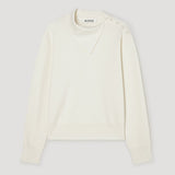 ROHE - Uneven collar polo | off white