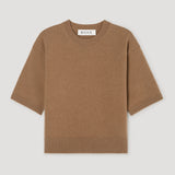 ROHE - Compact knitted top | camel