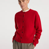 ROHE - Classic cardigan | red