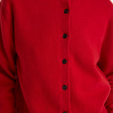 ROHE - Classic cardigan | red