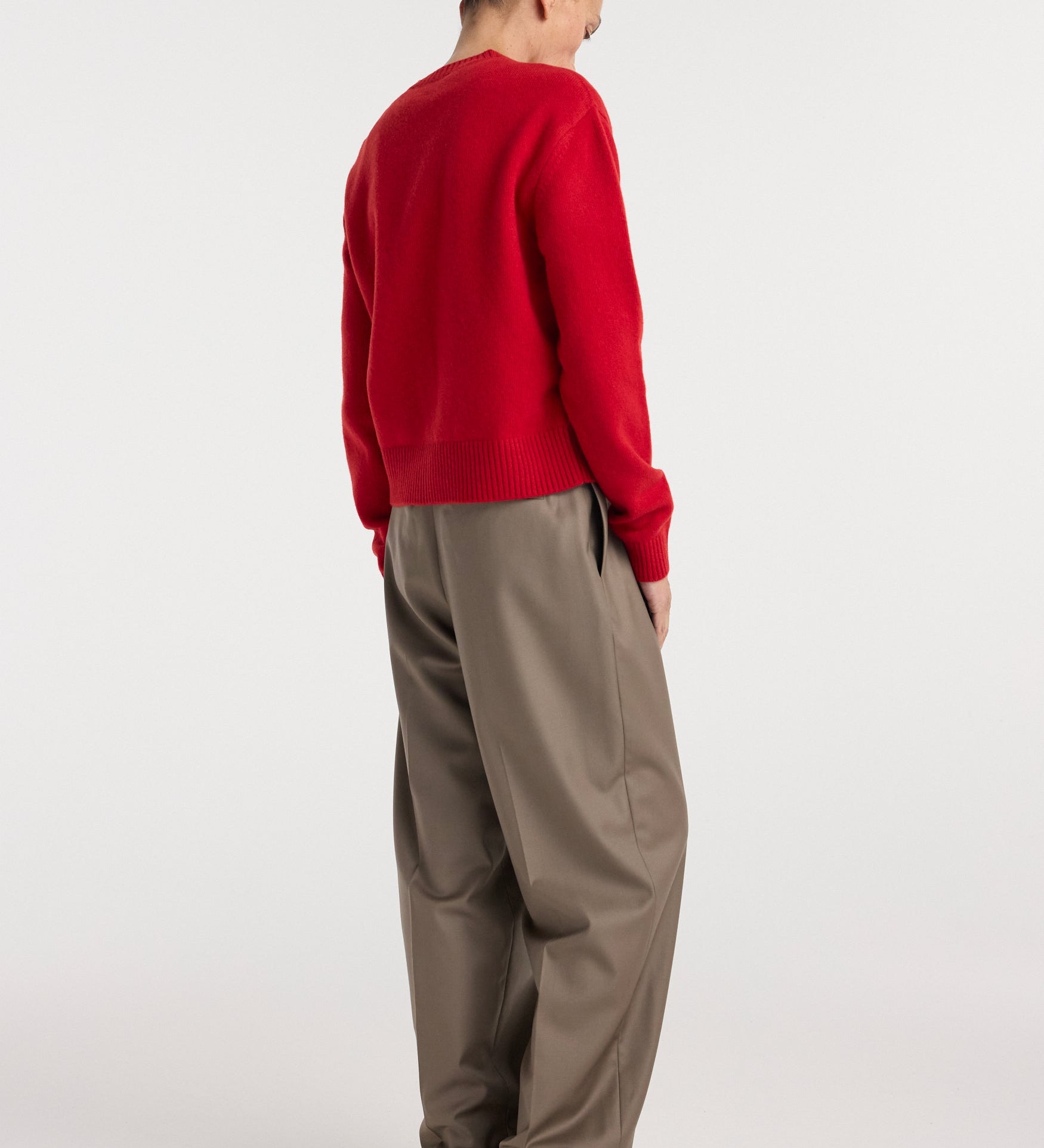 ROHE - Classic cardigan | red