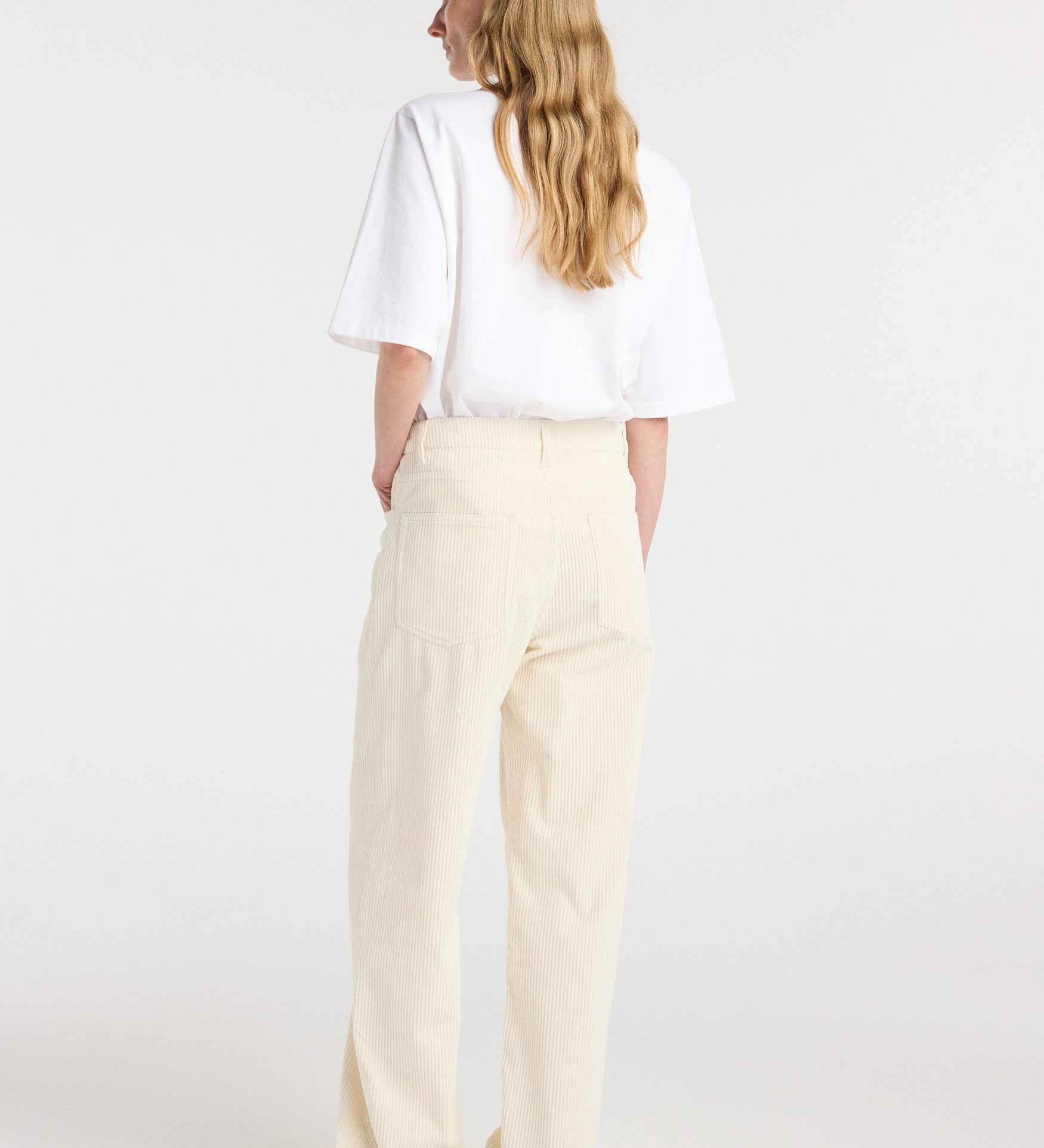 ROHE - Bruun - Signature baggy corduroy | winter white