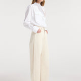 ROHE - Berber - Barrel leg denim | ecru
