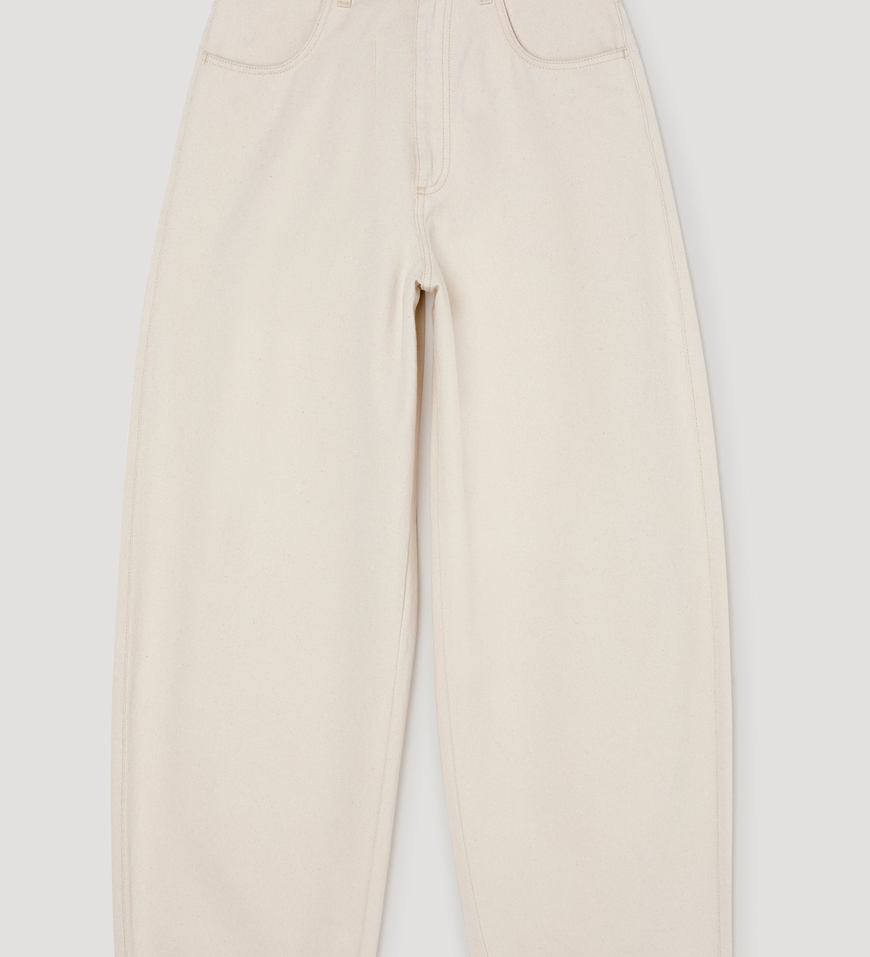 ROHE - Berber - Barrel leg denim | ecru