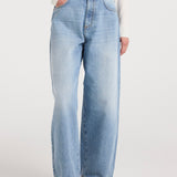 ROHE - Berber - Barrel leg denim | classic blue