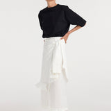 ROHE - Shirt - wrap detailed skirt | optic white