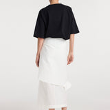 ROHE - Shirt - wrap detailed skirt | optic white