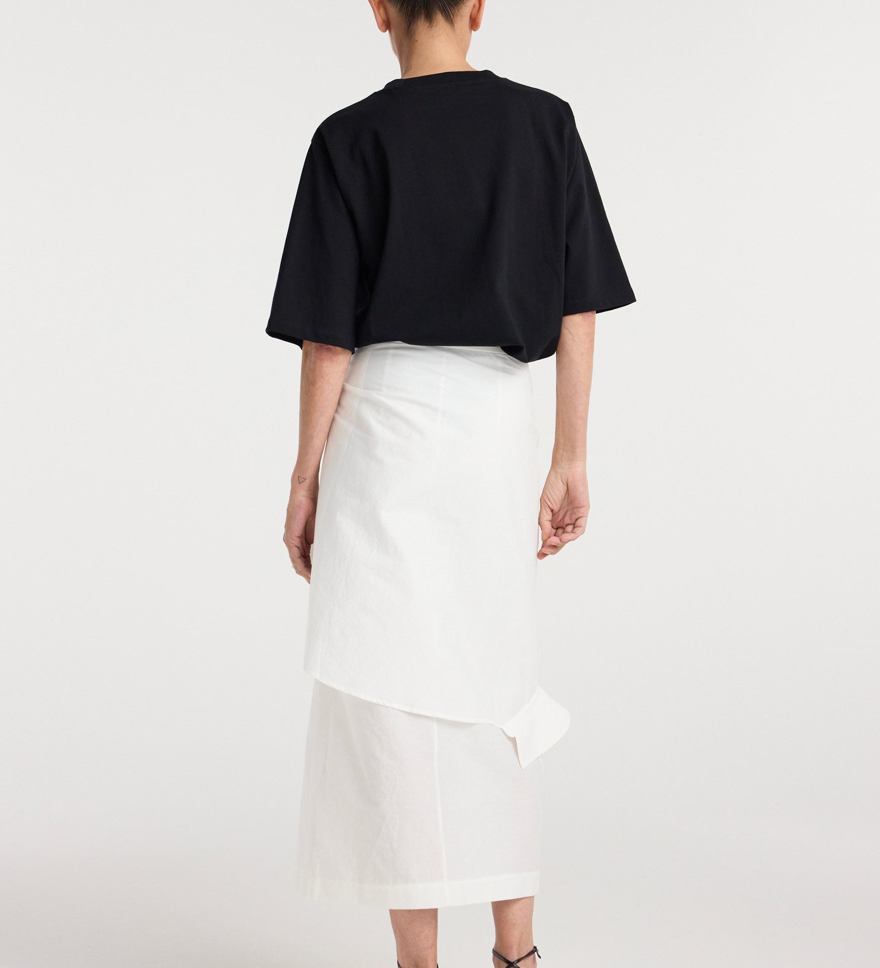 ROHE - Shirt - wrap detailed skirt | optic white