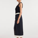 ROHE - Boxer detailed skirt | navy