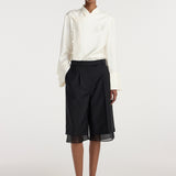 ROHE - Organza lined shorts | black