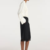 ROHE - Organza lined shorts | black