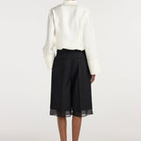 ROHE - Organza lined shorts | black
