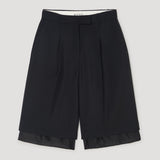 ROHE - Organza lined shorts | black