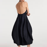 ROHE - Open back tulip dress | night