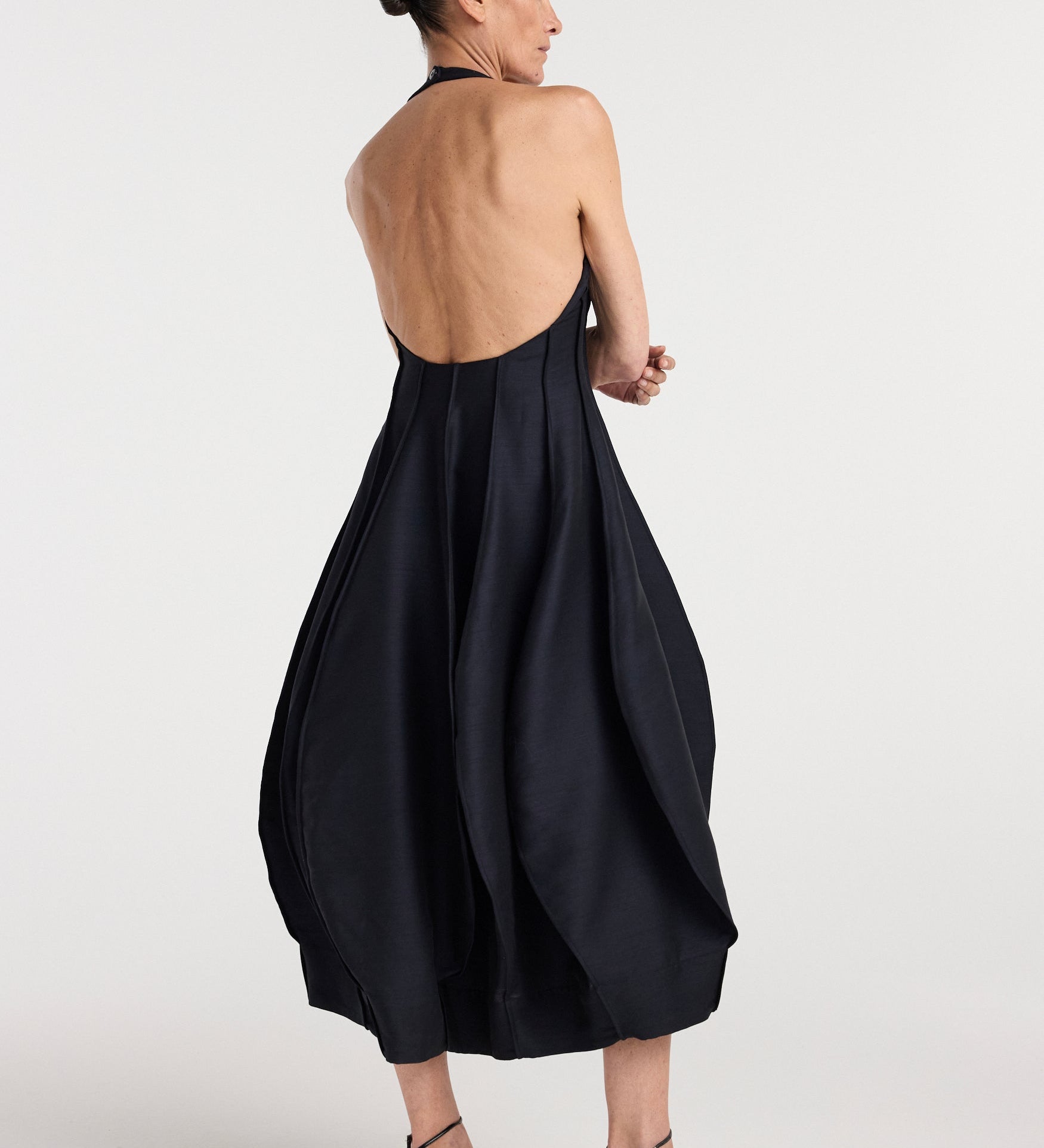 ROHE - Open back tulip dress | night