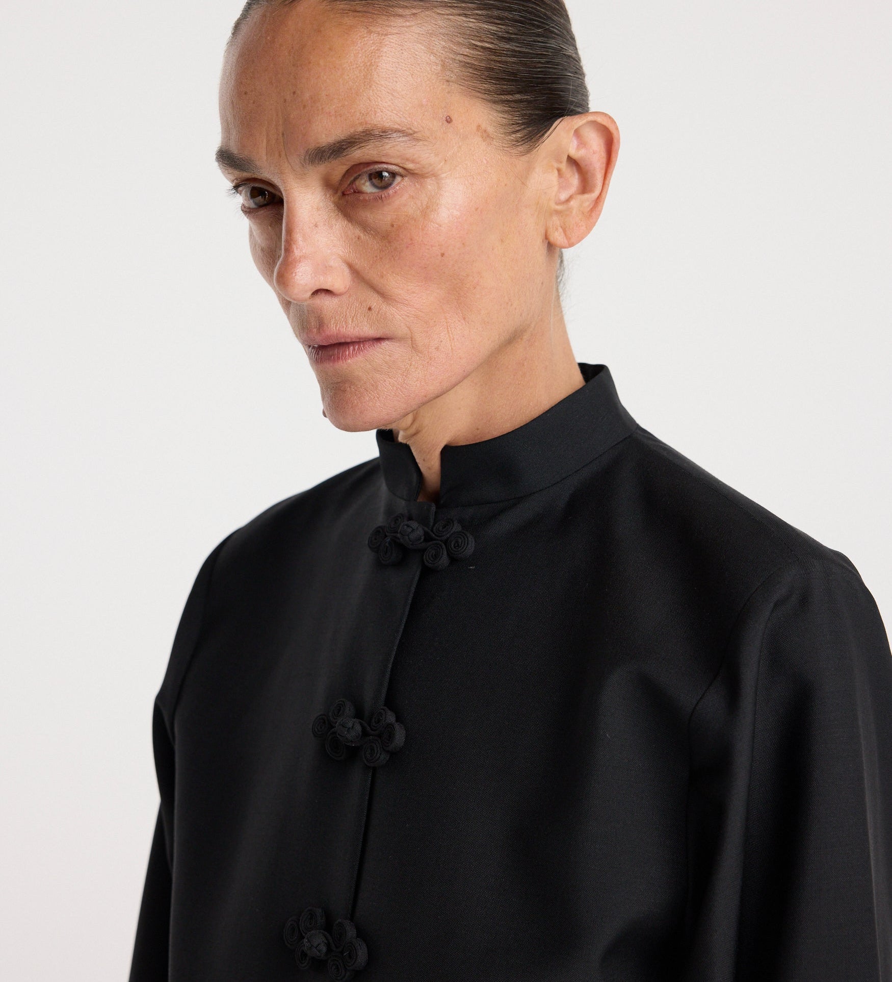 ROHE - Pankou closure dress | black