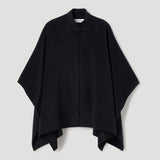 ROHE - Double - faced pankou poncho | black