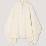 ROHE - Double - faced pankou poncho | off white