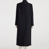 ROHE - Pankou closure wool coat | black
