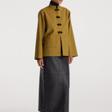 ROHE - Pankou closure jacket | mustard