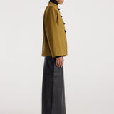 ROHE - Pankou closure jacket | mustard
