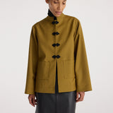 ROHE - Pankou closure jacket | mustard