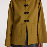 ROHE - Pankou closure jacket | mustard