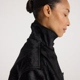 ROHE - Black ponyhair jacket | black