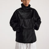 ROHE - Black ponyhair jacket | black