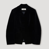 ROHE - Classic fitted velvet blazer | black
