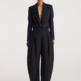 ROHE - Cropped blazer | navy