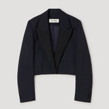 ROHE - Cropped blazer | navy